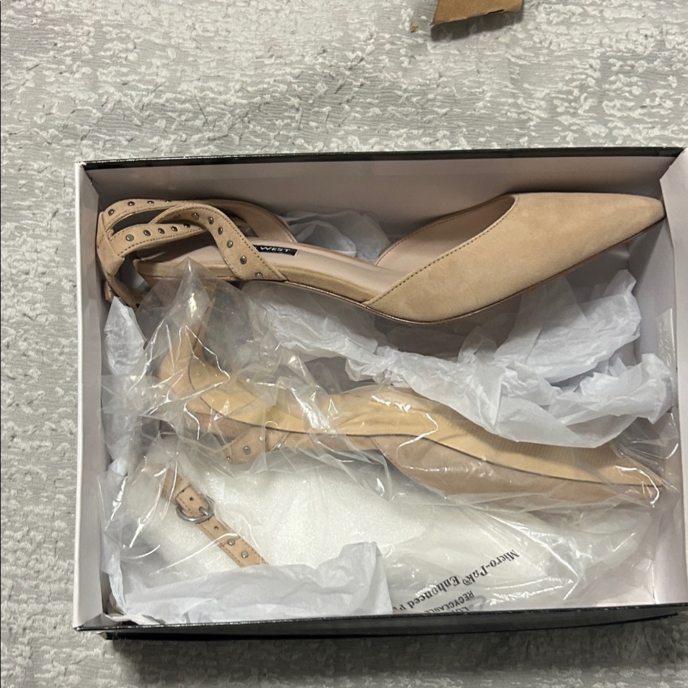 Nine West Beige Women's Heels